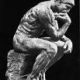 Man Greek statue thinking