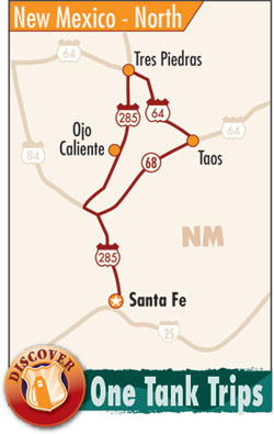 northern new mexico route map