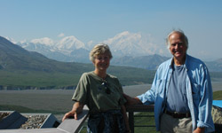 George and Jaimie with Denali Peak in the background