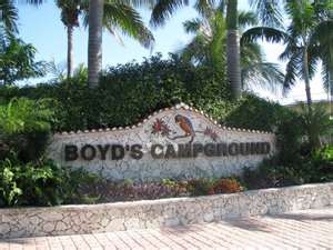 Boyd's Key West Campground entrance