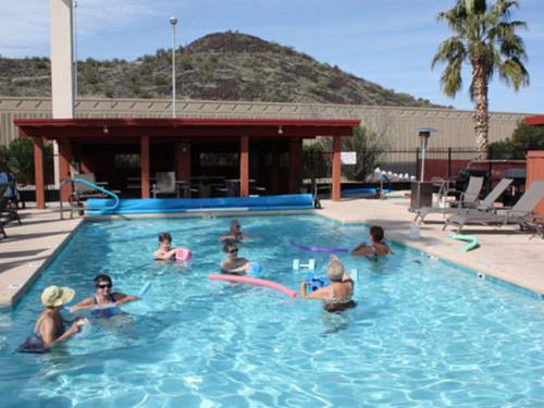 By the Pool at Phoenix Metro RV Park