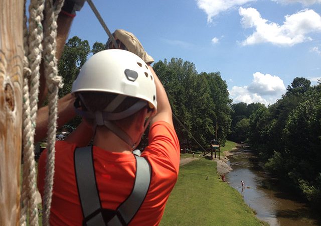 Lazy River at Granville - zip lining