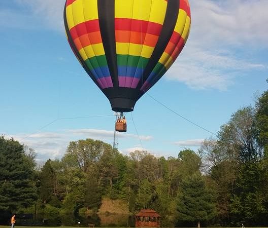 Hot Air Balloon rides at the County Fairgrounds