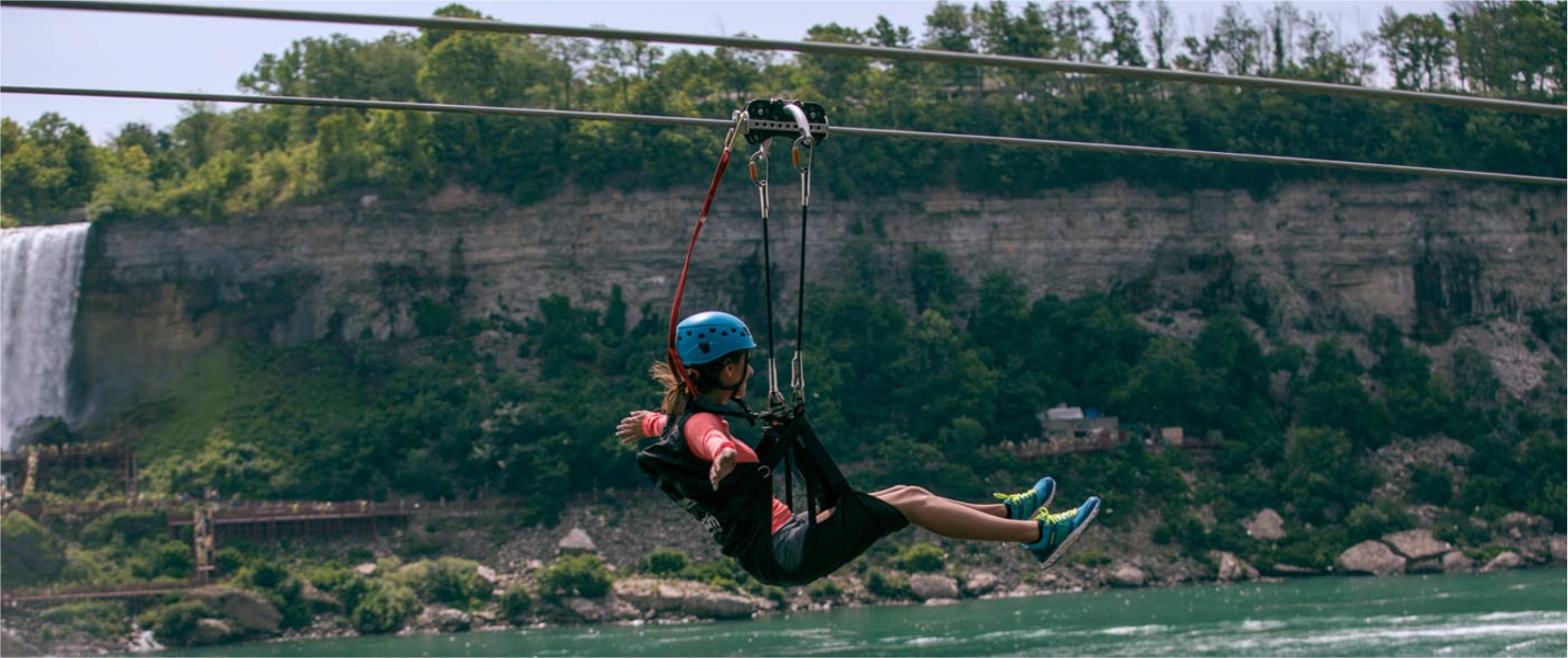Yogi Bear’s Jellystone Camp in Niagara Falls - ziplining