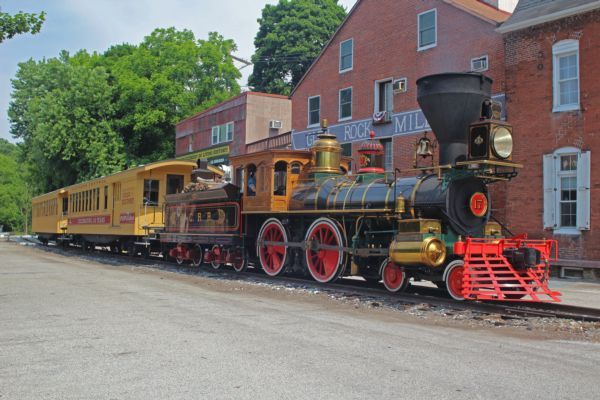 Merry Meadows Recreation Farm - Civil War steam locomotive