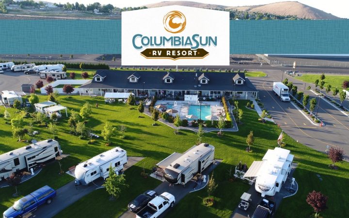 Columbia Sun RV Resort - Aerial view