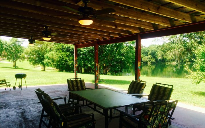 Red Gate RV Park and Campground - deck with bbq