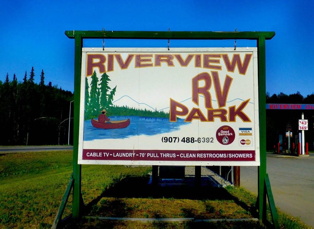Sign of Riverview RV Park