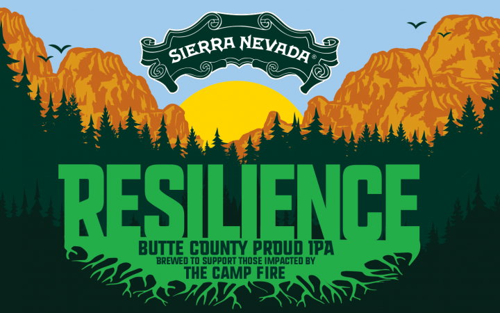 Resilience IPA beer label