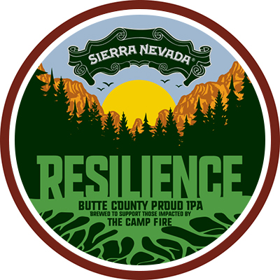 Resilience IPA beer badge
