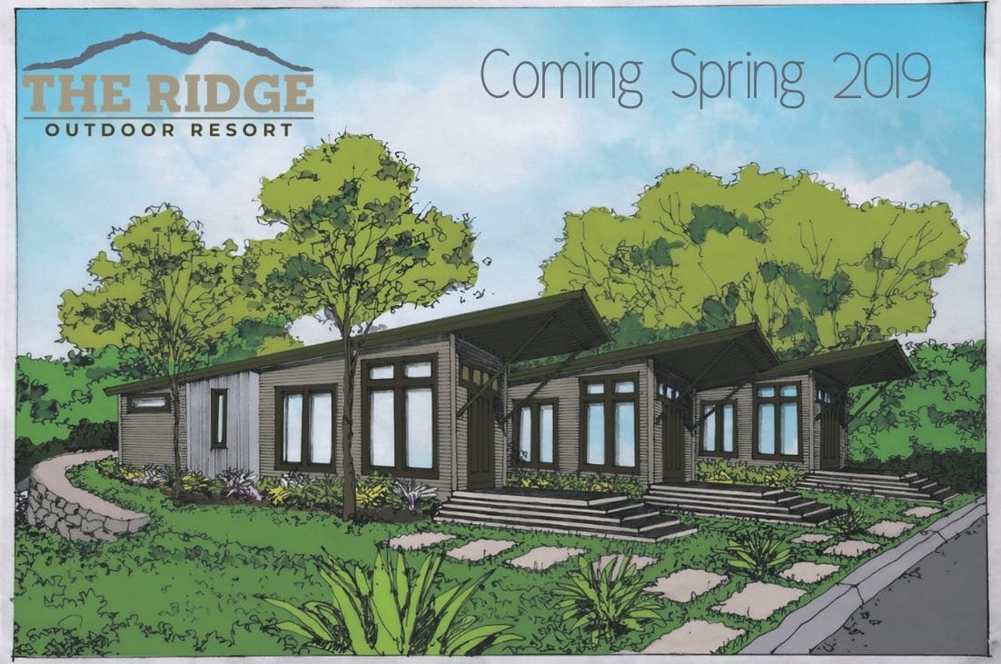 Artist rendering of new outdoor resort addition to RV Park