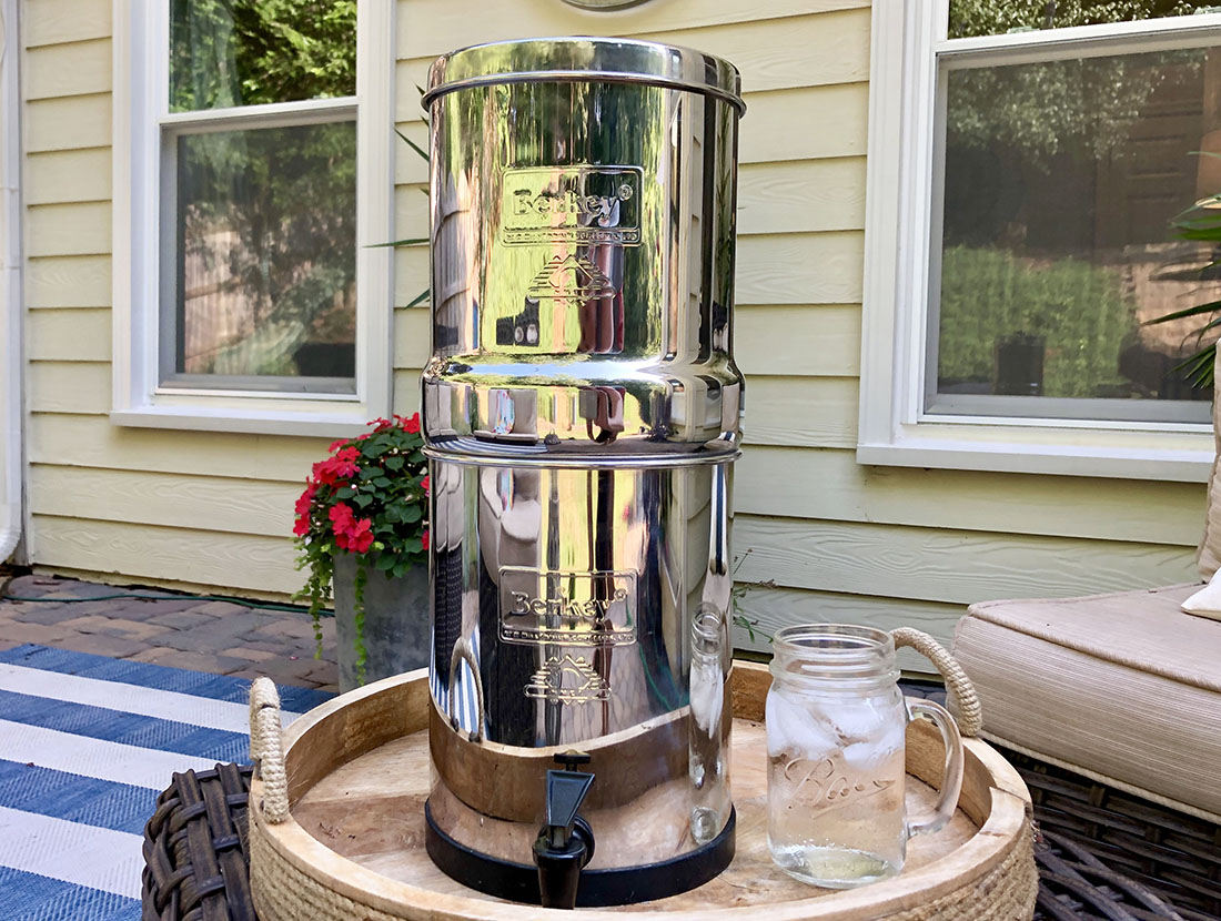 The Travel Berkey is the perfect size to use in an RV. We don’t leave home without it.