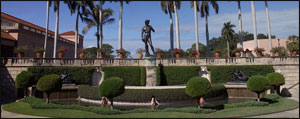Sculpture garden outside the Ringling Museum of Art, Florida