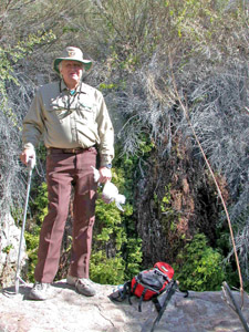 George Bruzenak volunteered at Big Bend National Park