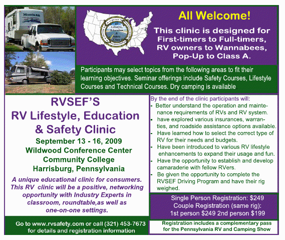 Rvsef Set To Launch Rv School Good Sam Camping Blog