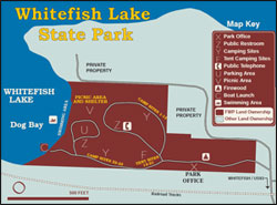 whitefish-lake-state-park-map