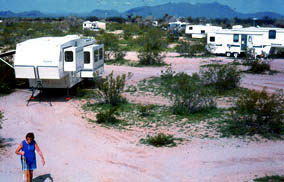 BLM undesignated campsites near Why, AZ