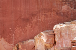 Petroglyphs Along the Road East from Capital Reef