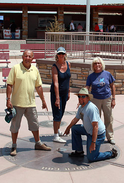 Philippe, Solveig, Monique and Me at the Four Corners