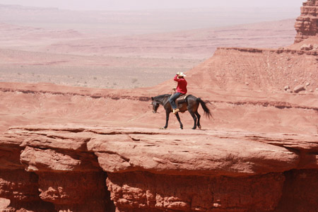 Ridin' the Range in Monument Valley