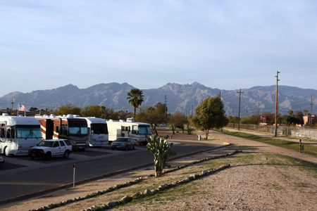 The View from Davis-Monthan AFB's Agave Gulch FamCamp