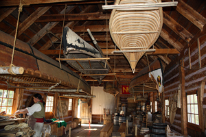 Canoes Built to the Voyageurs' Plans at Grand Portage National Monument