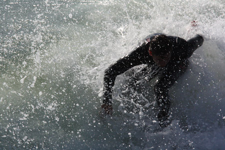 Surfer Dude at Huntington Beach, California