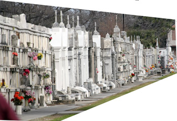 One of New Orleans' Famous Above Ground Cemeteries
