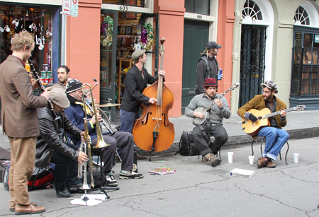 Music on Royal Street in the French Quarter