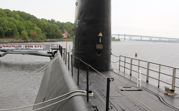 The first atomic-powered submarine, the Nautilus, gives visitors a view of life in "the Silent Service"