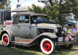 A 1930 Model A makes it a get-away weekend at Salisbury State Beach Reservation.