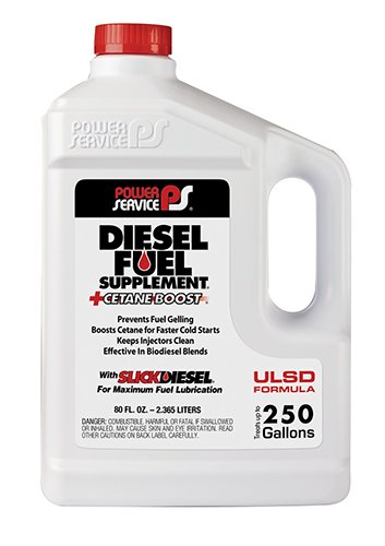 We're now running this diesel fuel supplement in our Ford F250 pickup truck. One 80 oz. container treats about 250 gallons of fuel. If it delivers the claimed fuel economy benefits, the additive pays for itself! (Click the pic for more info.)