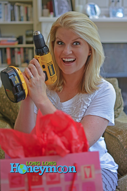 My wife was thrilled with her Valentine's gift. For Christmas, I'm thinking she might enjoy a matching chainsaw.
