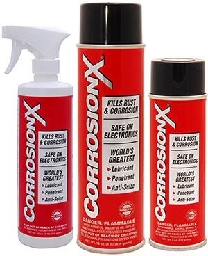 Polar bonding helps CorrosionX stick to metal like a magnet. We use it on our RV to prevent the spread of filiform corrosion. It's also popular amongst gun enthusiasts.