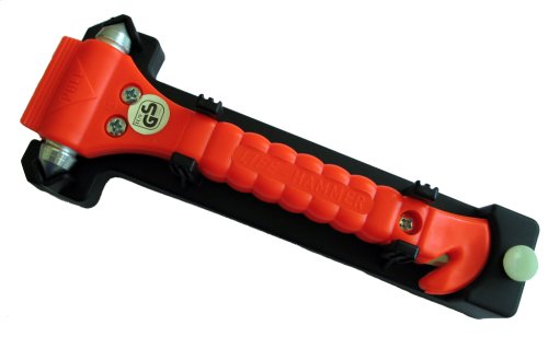 The Lifehammer is the original escape tool. It comes with its own mounting bracket. (Click the pic for more info.)