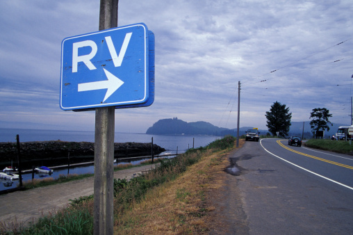 RV Sign on Road