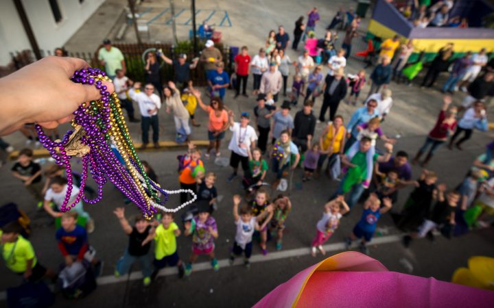 Mardi Gras at Houma County - parade