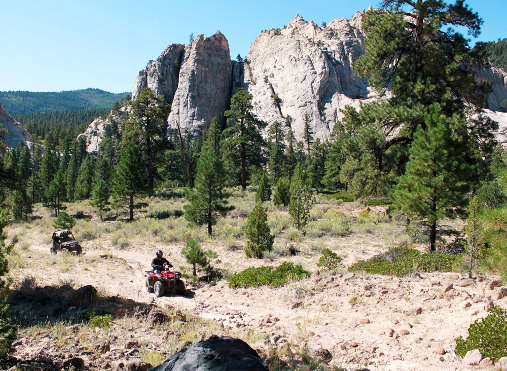 ATV trails at Boulder Mountain, Bryce Canyon Country