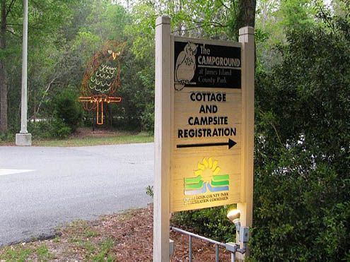 The Campground at James Island County Park