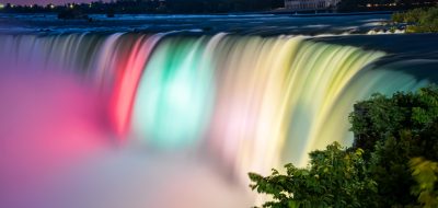 Niagara Falls fetes Canada