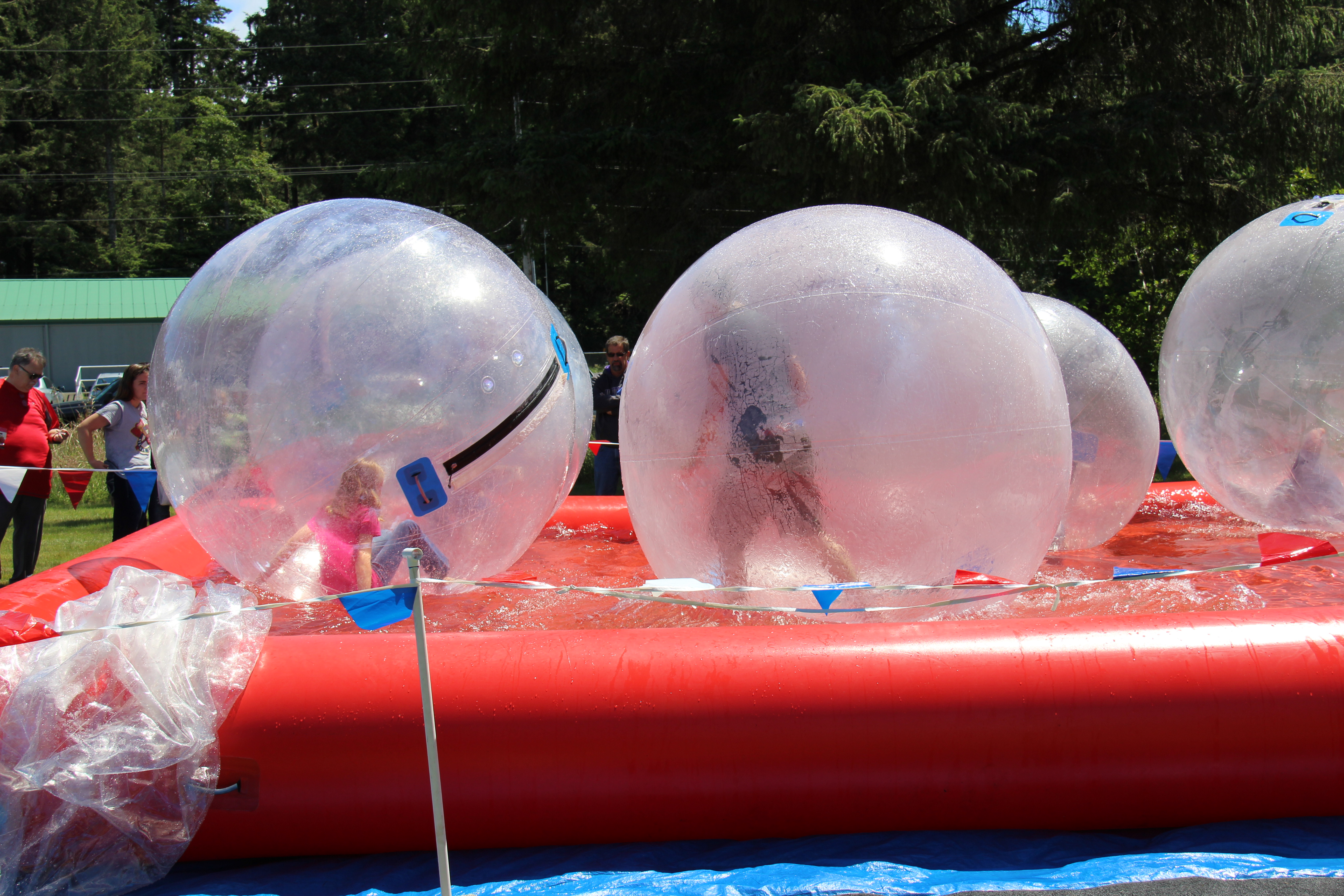 Northwest Garlic Festival - water ball activity