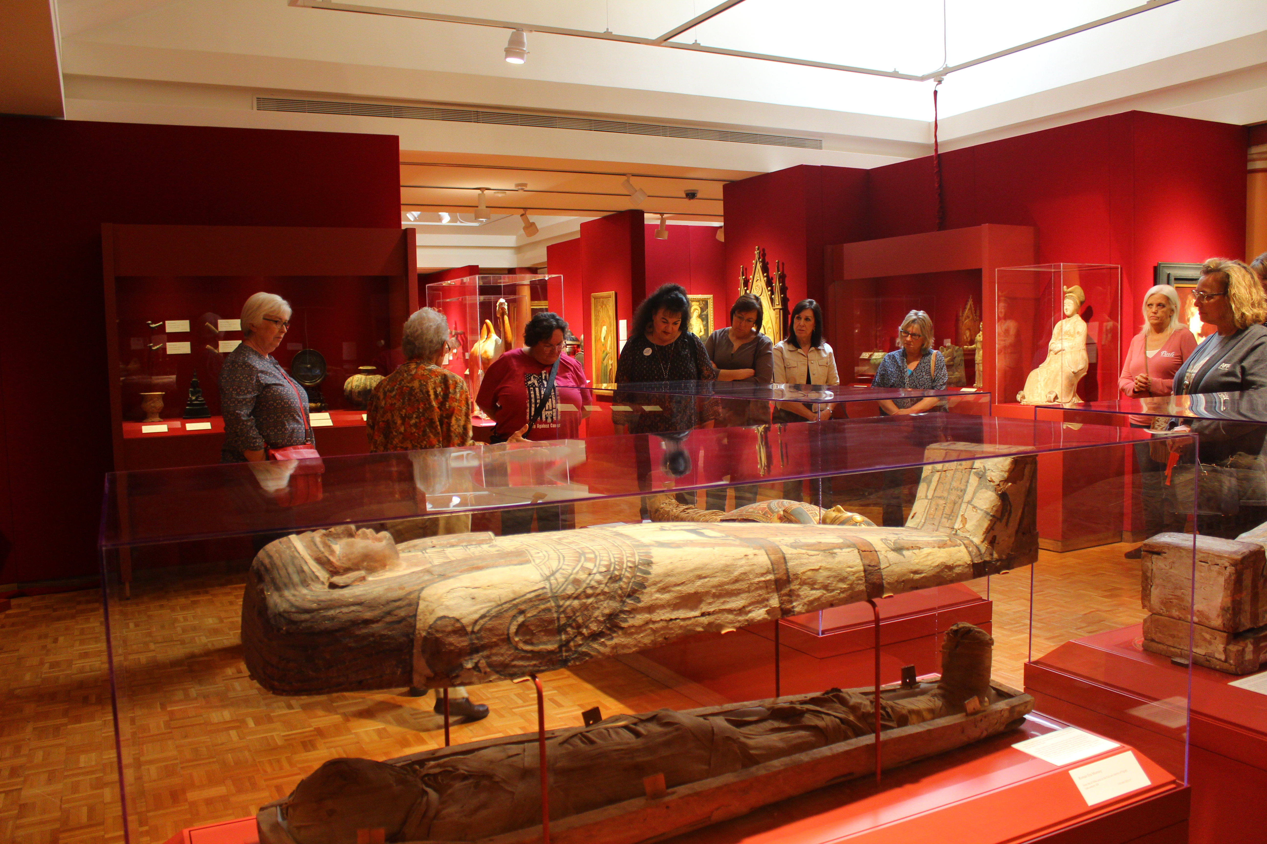 Mabee-Gerrer Museum of Art - view of Tutu Mummy exhibit