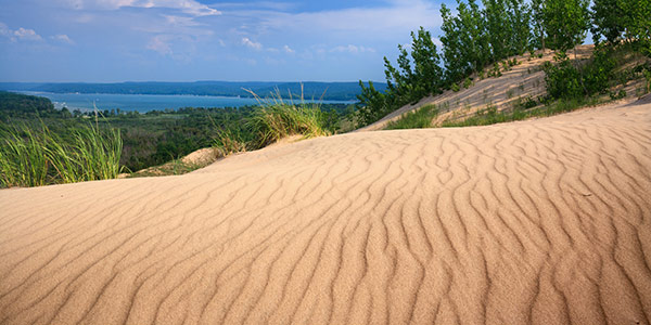 Western Michigan sand dunes