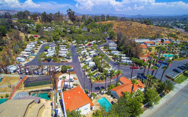 Escondido RV Resort - aerial view