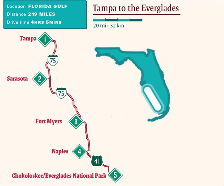 RV Florida Odyssey — This Gulf Coast route on the west coast.