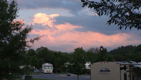 Pine Mountain RV Park - sunset