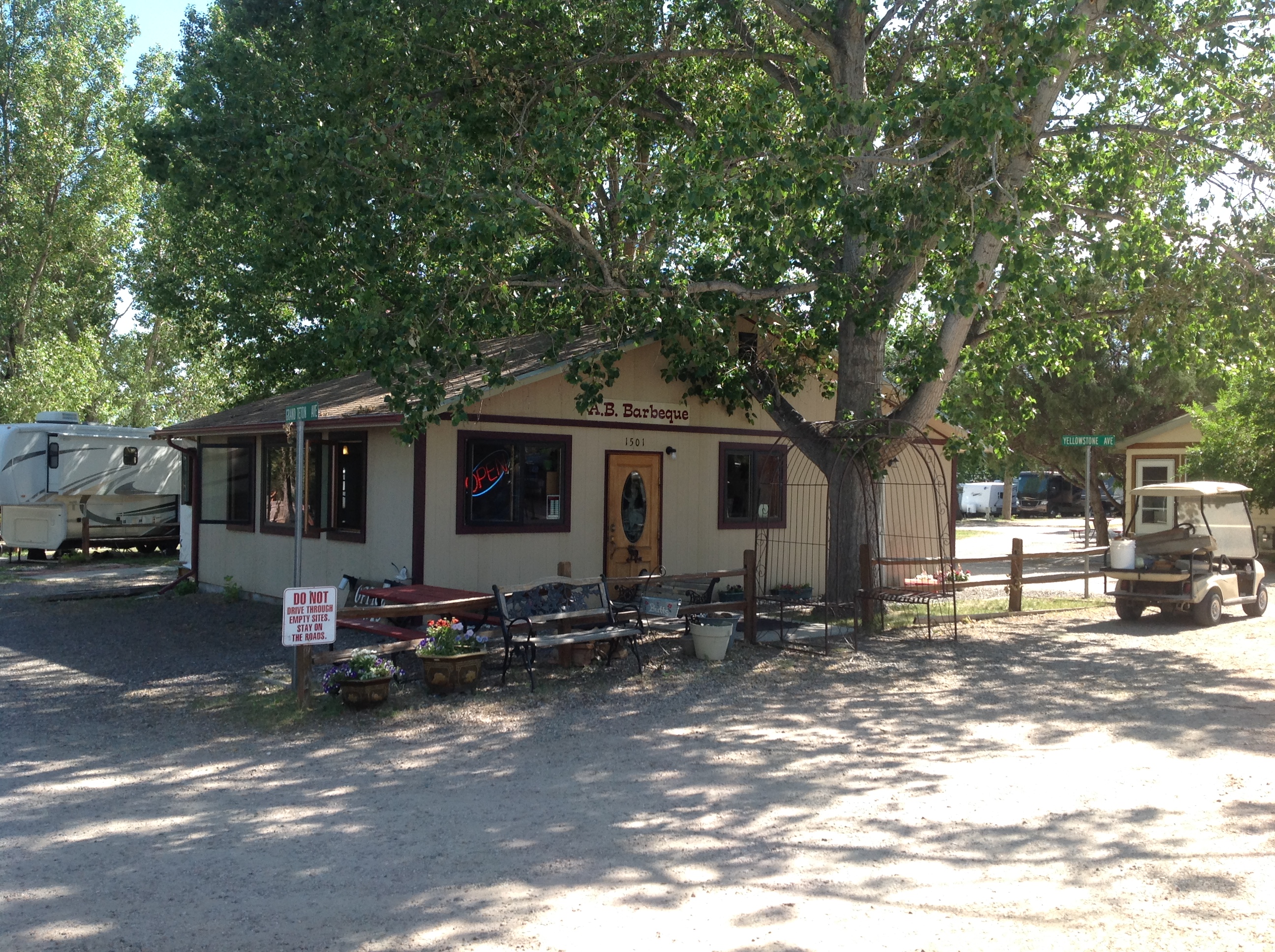 A. B. Camping RV Park, Cheyenne - office