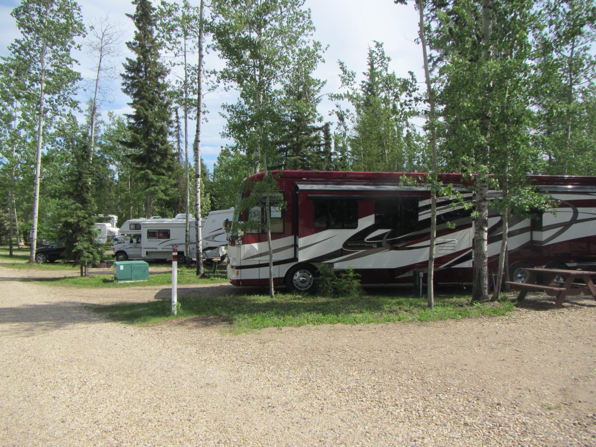 Camp Tamarack RV Park - back in among trees