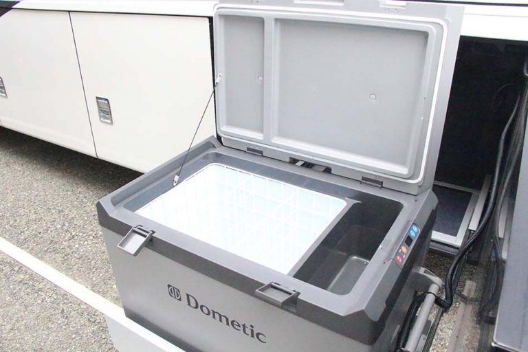 RV basement coolerfreezer option — a cool surprise whose time has come.