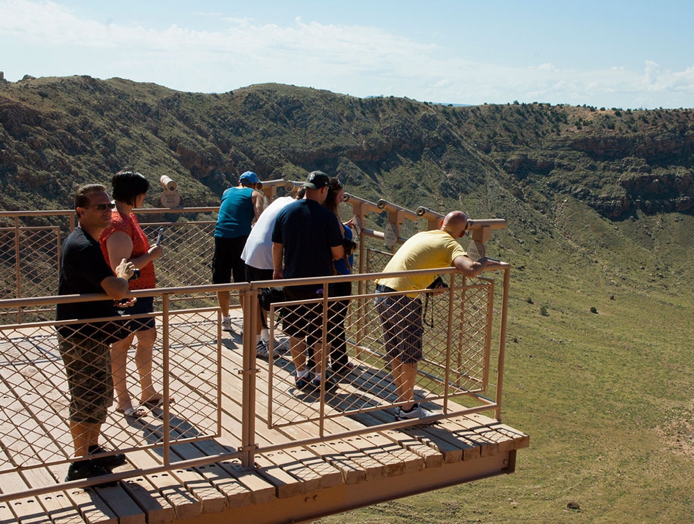 Meteor Crater RV Park - observation deck